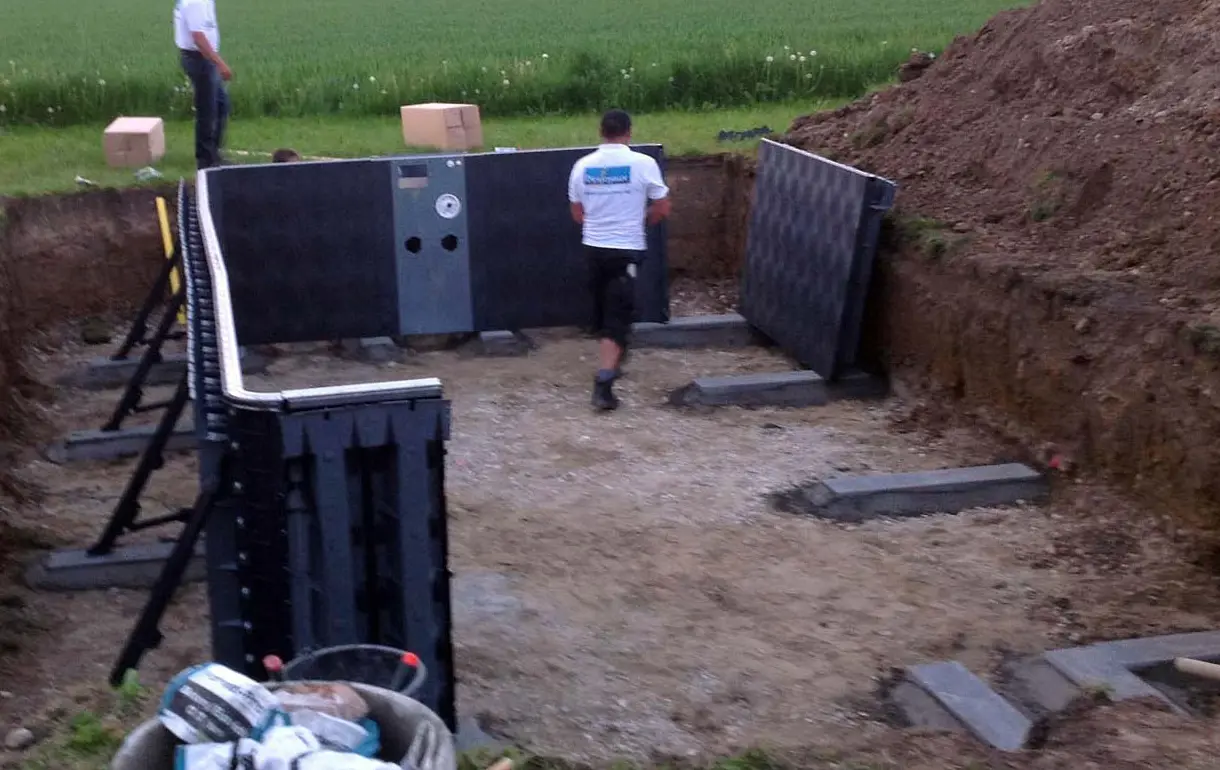 Poolbau Trier Montage